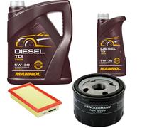 DENCKERMANN Controllo Set MANNOL Diesel 5W-30 6L Per Renault Kangoo Express D