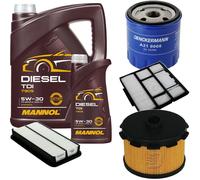 DENCKERMANN Controllo Set MANNOL Diesel 5W-30 6L Per Toyota Corolla Liftback