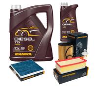 DENCKERMANN Controllo Set MANNOL Diesel 5W-30 6L Per Toyota Corolla Verso 2.2