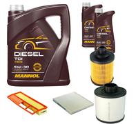 DENCKERMANN Controllo Set MANNOL Diesel 5W-30 7L Per Fiat 500 1.3 D Multijet
