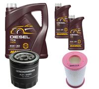 DENCKERMANN Controllo Set MANNOL Diesel 5W-30 7L Per Nissan NP300 Pick-Up 2.5