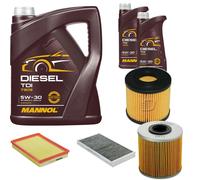 DENCKERMANN Controllo Set MANNOL Diesel 5W-30 7L Per Opel Combo Kasten/Kombi