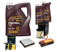 DENCKERMANN Controllo Set MANNOL Diesel 5W-30 7L Per Opel Combo Kasten/Kombi