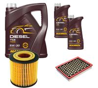 DENCKERMANN Controllo Set MANNOL Diesel 5W-30 7L Per Opel Vectra C Caravan