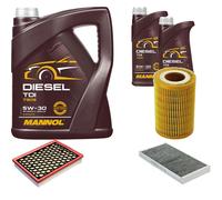 DENCKERMANN Controllo Set MANNOL Diesel 5W-30 7L Per Opel Vectra C Caravan
