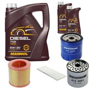 DENCKERMANN Controllo Set MANNOL Diesel 5W-30 7L Per Peugeot Boxer Kasten 2.5
