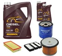 DENCKERMANN Controllo Set MANNOL Diesel 5W-30 7L Per Peugeot Expert Kasten
