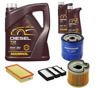 DENCKERMANN Controllo Set MANNOL Diesel 5W-30 7L Per Peugeot Expert Kasten