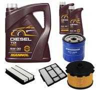 DENCKERMANN Controllo Set MANNOL Diesel 5W-30 7L Per Toyota Corolla Liftback