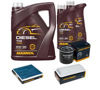 DENCKERMANN Controllo Set MANNOL Diesel 5W-30 7L Per Toyota Corolla Station