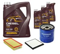 DENCKERMANN Controllo Set MANNOL Diesel 5W-30 8L Per Citroën Xantia Break 2.0
