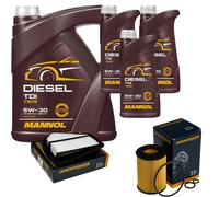 DENCKERMANN Controllo Set MANNOL Diesel 5W-30 8L Per Honda CR-V III 2.2i-DTEC