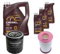 DENCKERMANN Controllo Set MANNOL Diesel 5W-30 8L Per Nissan NP300 Pick-Up 2.5