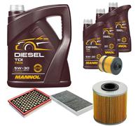 Denckermann Controllo Set mannol Diesel 5W-30 8L per Opel Vectra C Camper