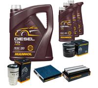 DENCKERMANN Controllo Set MANNOL Diesel 5W-30 8L Per Toyota Avensis Verso 2.0