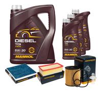 DENCKERMANN Controllo Set MANNOL Diesel 5W-30 8L Per Toyota Corolla Verso 2.2