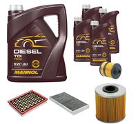 Denckermann Controllo Set mannol Diesel 5W-30 9L per Opel Vectra C Camper