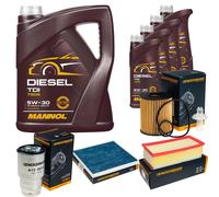 DENCKERMANN Controllo Set MANNOL Diesel 5W-30 9L Per Toyota Corolla Verso 2.2