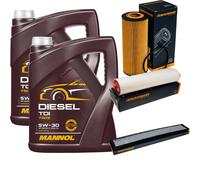 DENCKERMANN Controllo Set MANNOL Diesel TDI 5W-30 10L Per BMW X3 3.0D 3er
