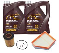 DENCKERMANN Controllo Set MANNOL Diesel TDI 5W-30 10L Per BMW X5 4.8I XDRIVE