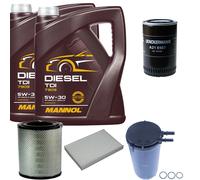 DENCKERMANN Controllo Set MANNOL Diesel TDI 5W-30 10L Per Iveco Daily IV