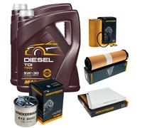 DENCKERMANN Controllo Set MANNOL Diesel TDI 5W-30 10L Per Mercedes E-Klasse