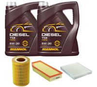 DENCKERMANN Controllo Set MANNOL Diesel TDI 5W-30 10L Per Mercedes G-Klasse