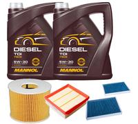 DENCKERMANN Controllo Set MANNOL Diesel TDI 5W-30 10L Per Mercedes S-Klasse