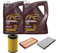 DENCKERMANN Controllo Set MANNOL Diesel TDI 5W-30 10L Per Mercedes Viano 3.7