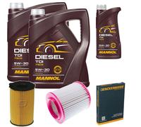 DENCKERMANN Controllo Set MANNOL Diesel TDI 5W-30 11L Per Audi A8 3.0