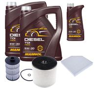 DENCKERMANN Controllo Set MANNOL Diesel TDI 5W-30 11L Per Audi A8 S8 Quattro