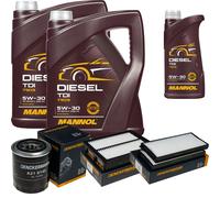 DENCKERMANN Controllo Set MANNOL Diesel TDI 5W-30 11L Per Hyundai H350 Kasten
