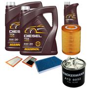 DENCKERMANN Controllo Set MANNOL Diesel TDI 5W-30 11L Per Mercedes C-Klasse