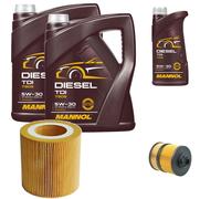DENCKERMANN Controllo Set MANNOL Diesel TDI 5W-30 11L Per Saab 9-5 Kombi 3.0