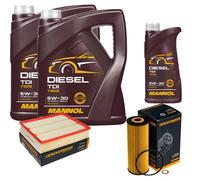 DENCKERMANN Controllo Set MANNOL Diesel TDI 5W-30 11L Per VW LT 28-46 II