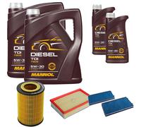 DENCKERMANN Controllo Set MANNOL Diesel TDI 5W-30 12L Per BMW 7 Serie 730i Li