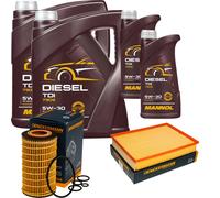 DENCKERMANN Controllo Set MANNOL Diesel TDI 5W-30 12L Per Mercedes Sprinter