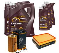 DENCKERMANN Controllo Set MANNOL Diesel TDI 5W-30 13L Per Mercedes Sprinter