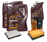 DENCKERMANN Controllo Set MANNOL Diesel TDI 5W-30 13L Per Mercedes Sprinter