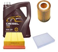 DENCKERMANN Controllo Set MANNOL Diesel TDI 5W-30 5L Per BMW 1Er 114I 116I
