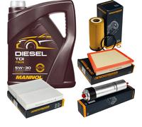 DENCKERMANN Controllo Set MANNOL Diesel TDI 5W-30 5L Per BMW 2 Active Tourer
