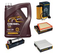 DENCKERMANN Controllo Set MANNOL Diesel TDI 5W-30 5L Per BMW 2 Active Tourer