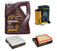 DENCKERMANN Controllo Set MANNOL Diesel TDI 5W-30 5L Per BMW 2 Active Tourer