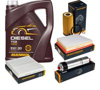 DENCKERMANN Controllo Set MANNOL Diesel TDI 5W-30 5L Per BMW 2 Active Tourer
