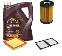 DENCKERMANN Controllo Set MANNOL Diesel TDI 5W-30 5L Per BMW 3er Compact
