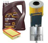 DENCKERMANN Controllo Set MANNOL Diesel TDI 5W-30 5L Per BMW 3er Compact