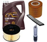 DENCKERMANN Controllo Set MANNOL Diesel TDI 5W-30 5L Per BMW 3Er Compact 316