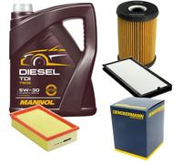DENCKERMANN Controllo Set MANNOL Diesel TDI 5W-30 5L Per BMW 5er Touring