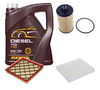 DENCKERMANN Controllo Set MANNOL Diesel TDI 5W-30 5L Per Chevrolet Cruze