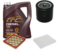 DENCKERMANN Controllo Set MANNOL Diesel TDI 5W-30 5L Per Chevrolet Cruze